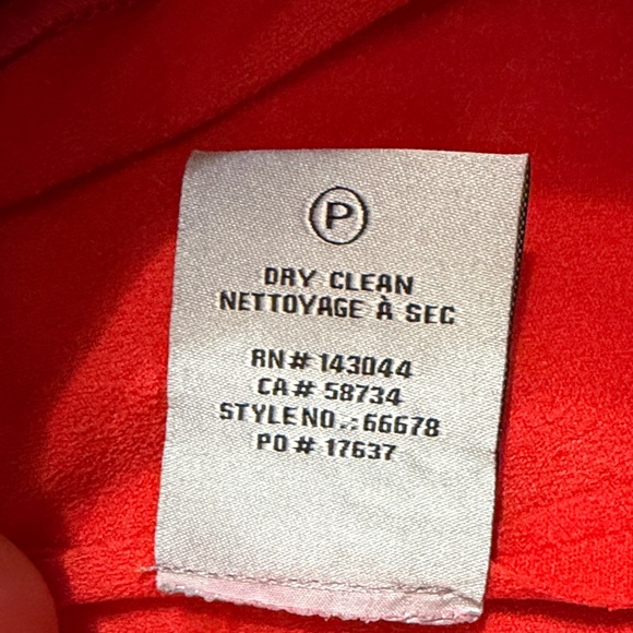 bagatelle Red Open-Front Draped Blazer Jacket Size L - Picture 5 of 5